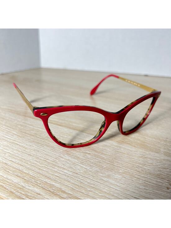 Ray-Ban RB5360 5714 Eyeglasses FRAMES ONLY Pink/Red Gold READ DESC Cat Eye 52-18 main image 9